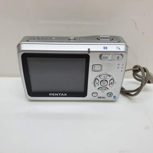 UNTESTED PENTAX Pentax Optio E40 8.1MP Digital Camera Silver image number 2