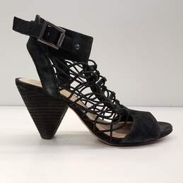 Vince Camuto 'Evel' Black Caged Heeled Sandals Women's Size 7M