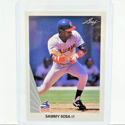 1990 Sammy Sosa Leaf Rookie White Sox Cubs