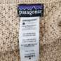 Patagonia WM's 100% Merino Wool Cardigan Beige Button Sweater Size MM image number 3