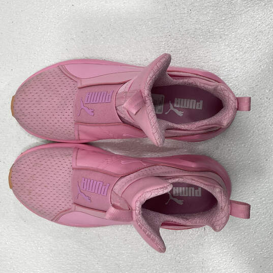 NIB Womens Fierce Bright 190304 03 Pink Mid Top Slip-On Sneaker Shoes Sz 6.5 image number 6
