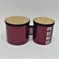 Remo Brand Red Pre-Tuned Bongo Drums w/ Soft Carrying Case image number 2