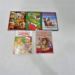 5 Sealed Children's Christmas DVD'S Grumpy Cat's Worst Christmas Ever How The Grinch Stole Christmas Santa Buddies ETC