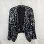 INC International Concepts Woman Deep Black Radiance Sequin Top NWT Size 1X image number 1