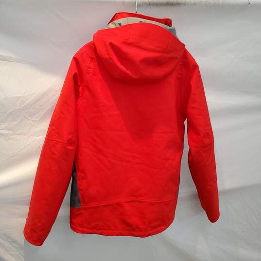 Patagonia H2No Full Zip Red Hooded Jacket Men's Size S image number 2