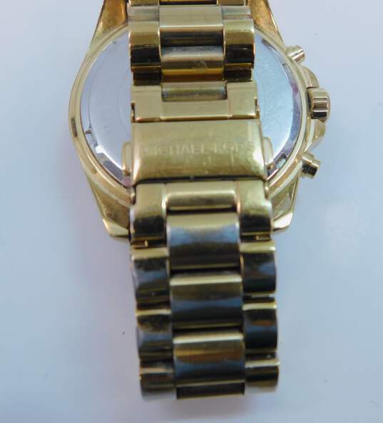 Michael Kors MK-5605 Chronograph & Skagen Denmark Analog Women's Dress Watches 213.8g image number 6