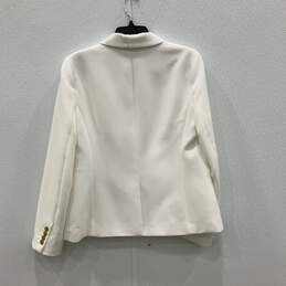NWT J. Crew Womens White Long Sleeve Notch Lapel One Button Blazer Size 10 alternative image