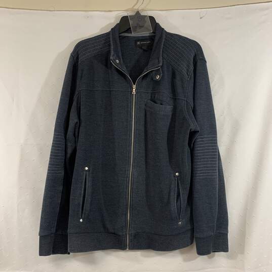 Men's Grey INC International Concepts Full-Zip Jacket, Sz. L image number 1