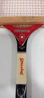 Spalding Young Star Tennis Racquet w/Wooden Cover image number 4