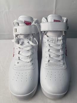 Fila Womens White Classic Pink Metallic Trim  Sneakers Size 9
