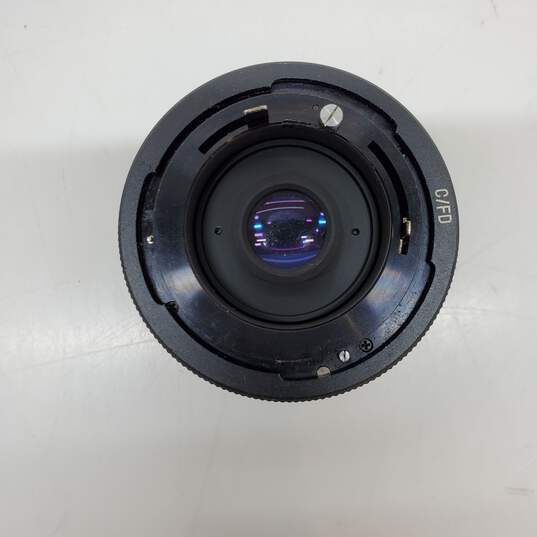UNTESTED Sliver/Black Canon AE-1 Film Camera Bundle with 3 lenses, Flash & Bag image number 10