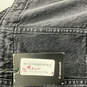 NWT Womens Black Denim Pockets Sleeveless Button Front Mini Dress Size 12 image number 3