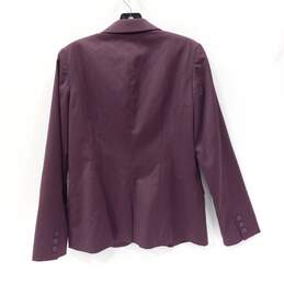 Pendleton Women's Eggplant Wool Blend Suit Jacket Size 10 alternative image