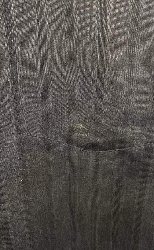 Vein's Kaida Valentino Grey Striped Button Up Shirt L image number 5
