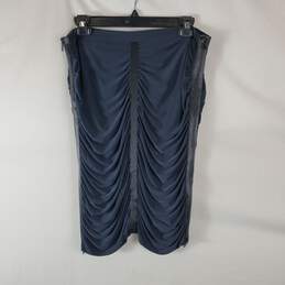 Cache Women Navy Skirt Sz 12 NWT alternative image