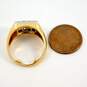 Men's Vintage 14K Yellow Gold 1.45 CTTW Round Diamond Ring 9.8g image number 6