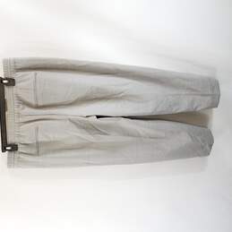 Club Monaco Women Light Grey Tie Waist Pants 12 NWT alternative image
