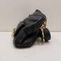 Marc Jacobs Lock That Messenger Crossbody Black Leather Bag image number 6