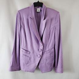 Cabi Women's Purple Blazer Jacket SZ M