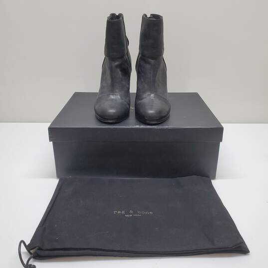 Rag & Bone Classic Newbury Cont Black Women's Ankle Boots Size 6 image number 3