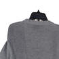 Womens Gray Knitted Long Sleeve Open Front Cardigan Sweater Size XL image number 4