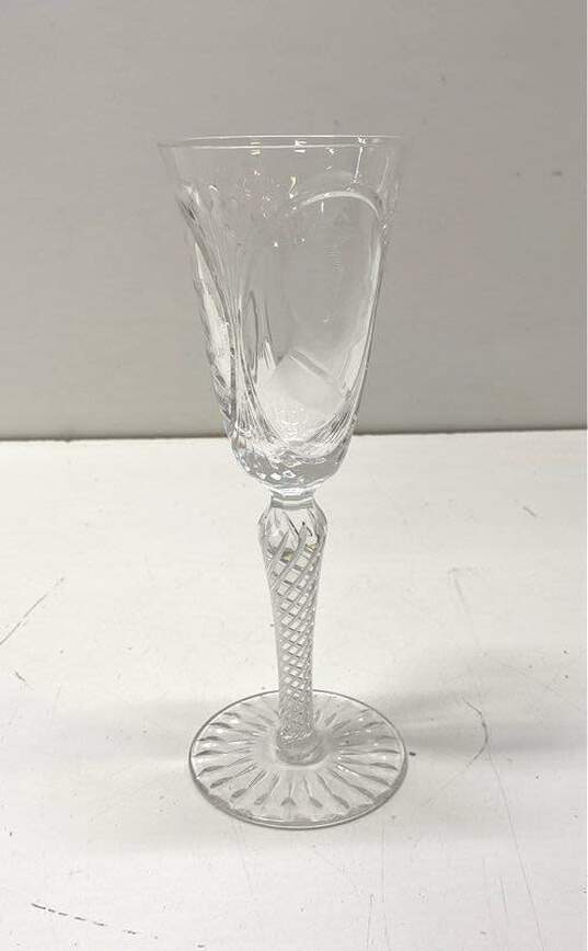 Webb Corbett Silver Wedding Queen Elizabeth Crystal Wine Glass image number 6