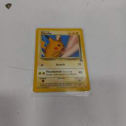 Vintage 2001 Pokemon Trading Card Pikachu