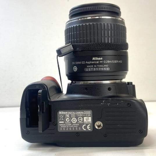 Nikon D3000 10.2MP Digital SLR Camera with 18-55mm Lens image number 6