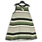 NWT Womens Multicolor Striped Round Neck Sleeveless Tank Dress Size XL image number 1