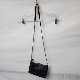 Unbranded Leather Clutch Bag w/ Chain Shoulder Strap