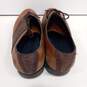 Men's Jefferson Grand Woven Saddle Brown Leather Lace Up Oxford Shoes 12M image number 4