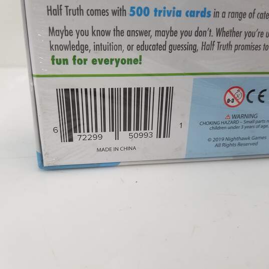 Half Truth Party Game by Ken Jennings and Richard Garfield Kickstarter Sealed image number 4