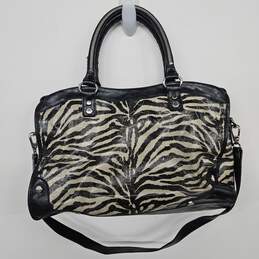 Gianni Bini Zebra Print Shoulder Bag alternative image