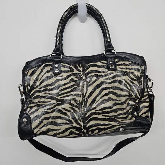 Gianni Bini Zebra Print Shoulder Bag image number 2