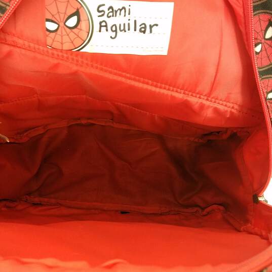 Ruz Kids Unisex Backpack  Spiderman  Large 16 Inch  3D Face  Carry All Bag image number 8