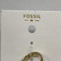 Designer Fossil Gold-Tone Motifs Modern Nomad Moonstone Cocktail Band Ring image number 4