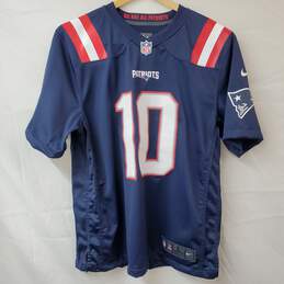 Nike New England Patriots Jones NFL Football Jersey Men's LG alternative image