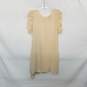 Theory Peach Silk Short Sleeved Dress WM Size 0 image number 1