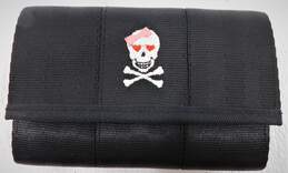 Harvey Seatbelt Tough Love Collection Love Skull Snap Wallet