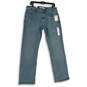NWT Mens Blue Denim Medium Wash Relaxed Fit Straight Leg Jeans Size 32x32 image number 1