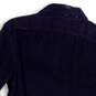 NWT Mens Blue Cotton Long Sleeve Collared Front Pocket Button-Up Shirt Sz S image number 4