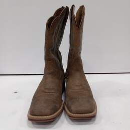 Ariat Women's Brown Leather Square Toe Western Boots 7B alternative image