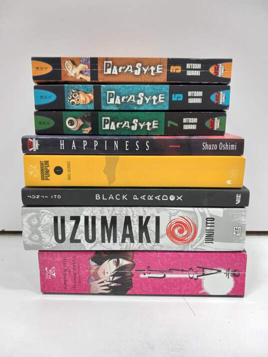 Bundle of 8 Assorted Anime Soft & Hard Cover Books image number 1