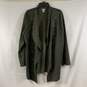 Women's Olive Chico's Embroidered Faux Suede Cardigan, Sz. 3 image number 1