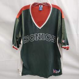 Champion Seattle SuperSonics NBA Pullover Shooting Shirt Size XL