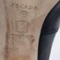 Escada Women's Knee Long Black Heel Boots Size 7.5 image number 5