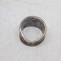 Artisan Signed Sterling Silver Ring Size 7.50 - 7.3g image number 3