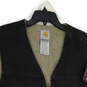 NWT Mens Black Sandstone Rugged Sleeveless Full-Zip Vest Size 2XL image number 3