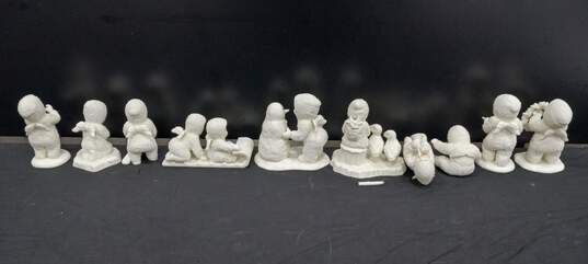 Bundle of 10 Assorted Dept. 56 Snow Baby Ceramic Figurines image number 5