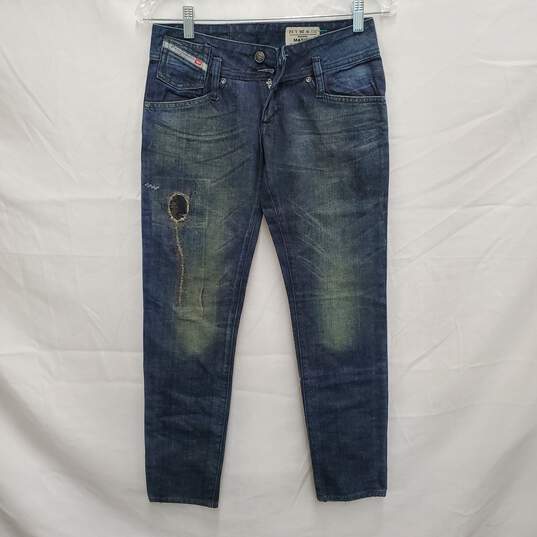 NWT Diesel Industry Dirty Thirty WM's Blue Denim Skinny Jeans Size 26 x 32 image number 1